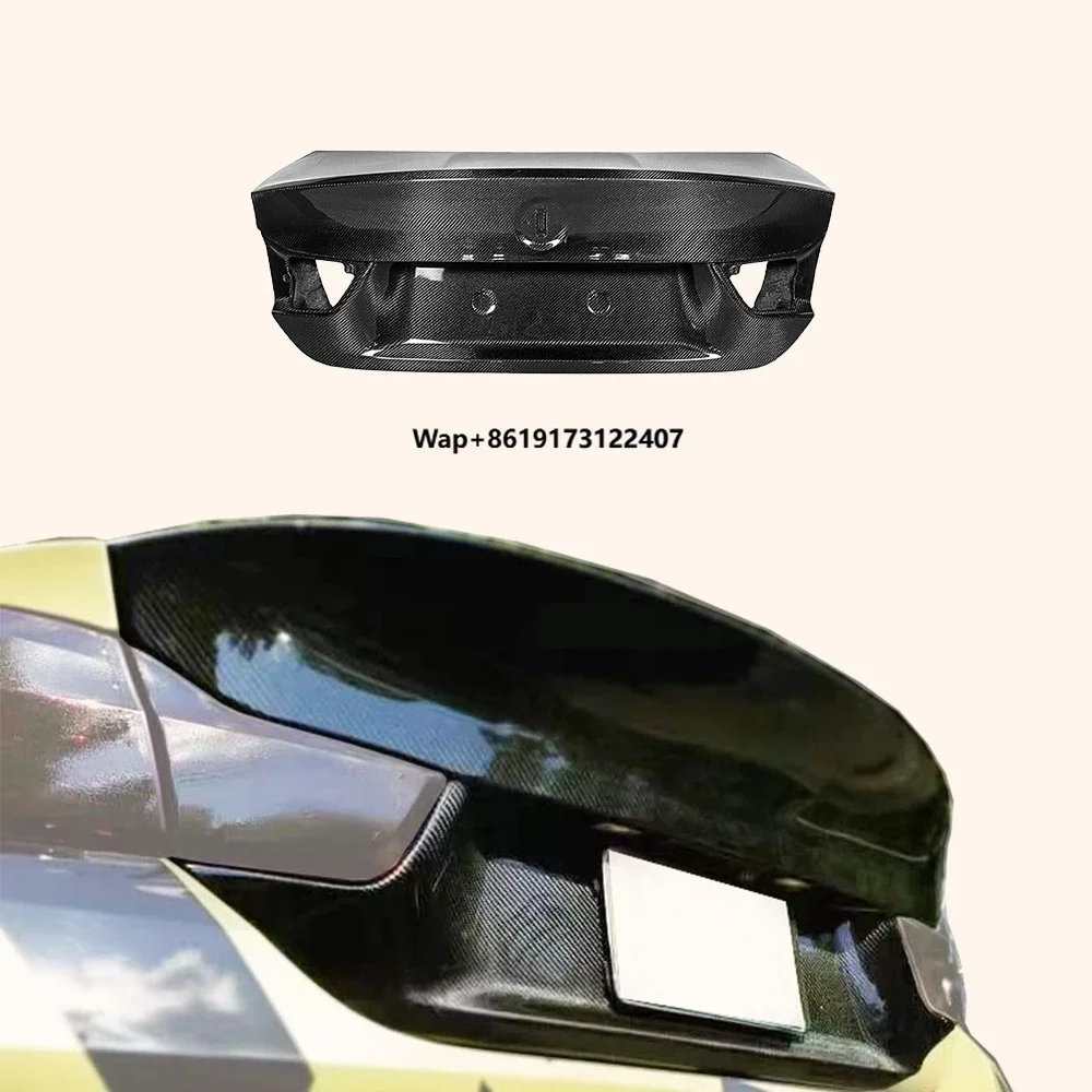 

For M4 F82 F32 OE Style Carbon Fiber Rear Bumper Trunk Boot Lid