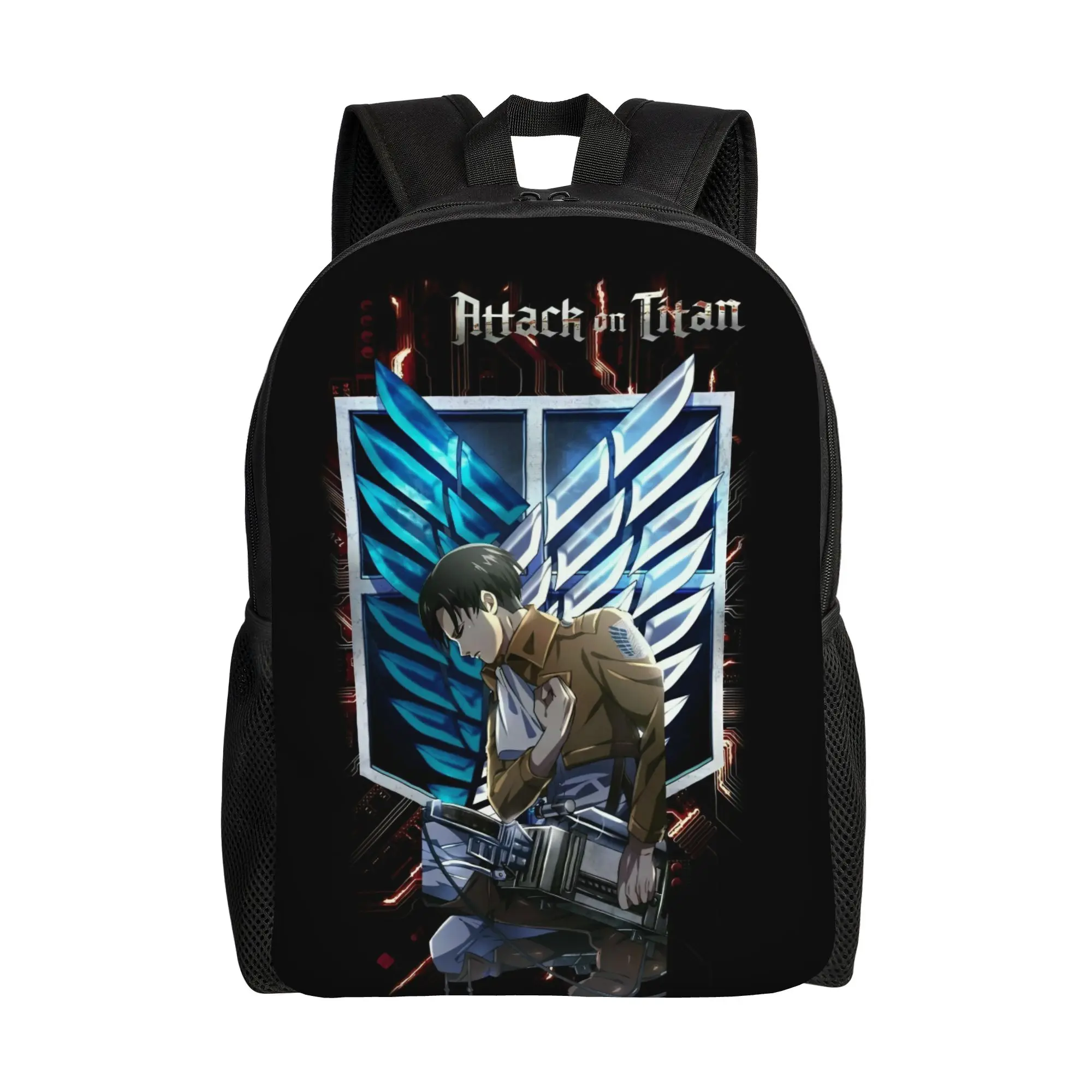 

Рюкзак Attack on Titans Wings для мужчин и женщин, повседневный, для старшей школы, деловой, для ноутбука, холщовая сумка, подарок