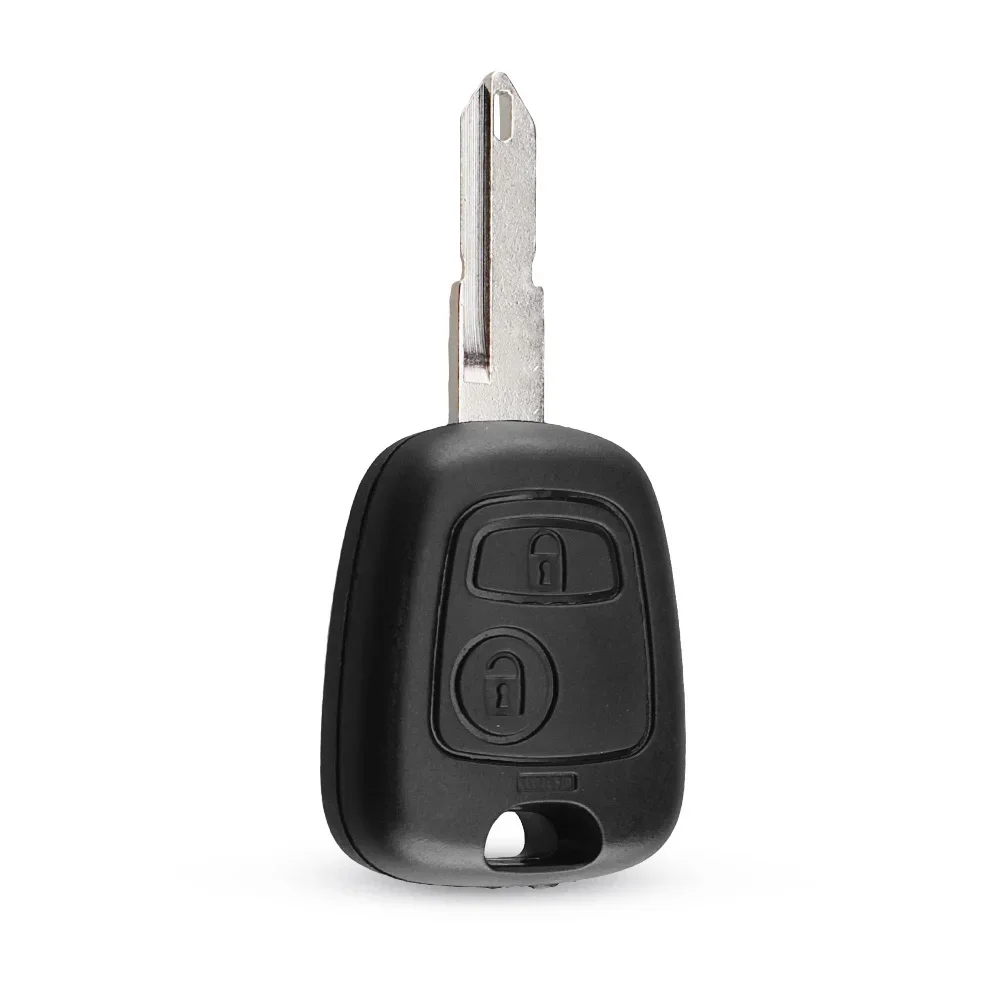 

Сменный чехол для дистанционного ключа, автомобильный чехол для Peugeot 107 206 207 306 307 407 2 кнопки, необрезанный пустой чехол для ключа NE73 Blade