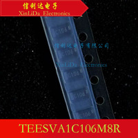 TEESVA1C106M8R 10uF 20% 16V The Marking Code C106 SMD Tantalum capacitor New and Original