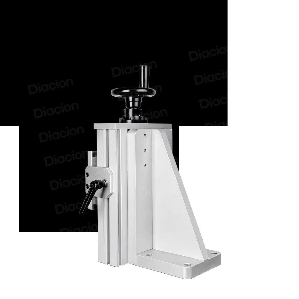X-Axis Simplified Adjustment Unit Feed Screw Heavy Load Manually Operated Lifting Unit KUE-L150 Aluminum Alloy 1470N