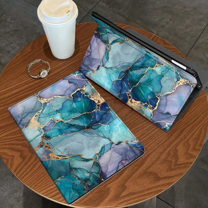Luxury marble texture Art cool For Honor Tab Pad MagicPad Tablet 6 7 8 9 10 13 V7 V8 X8a X9a X9 X8 GT GT2 Pro Cover Tablet Case