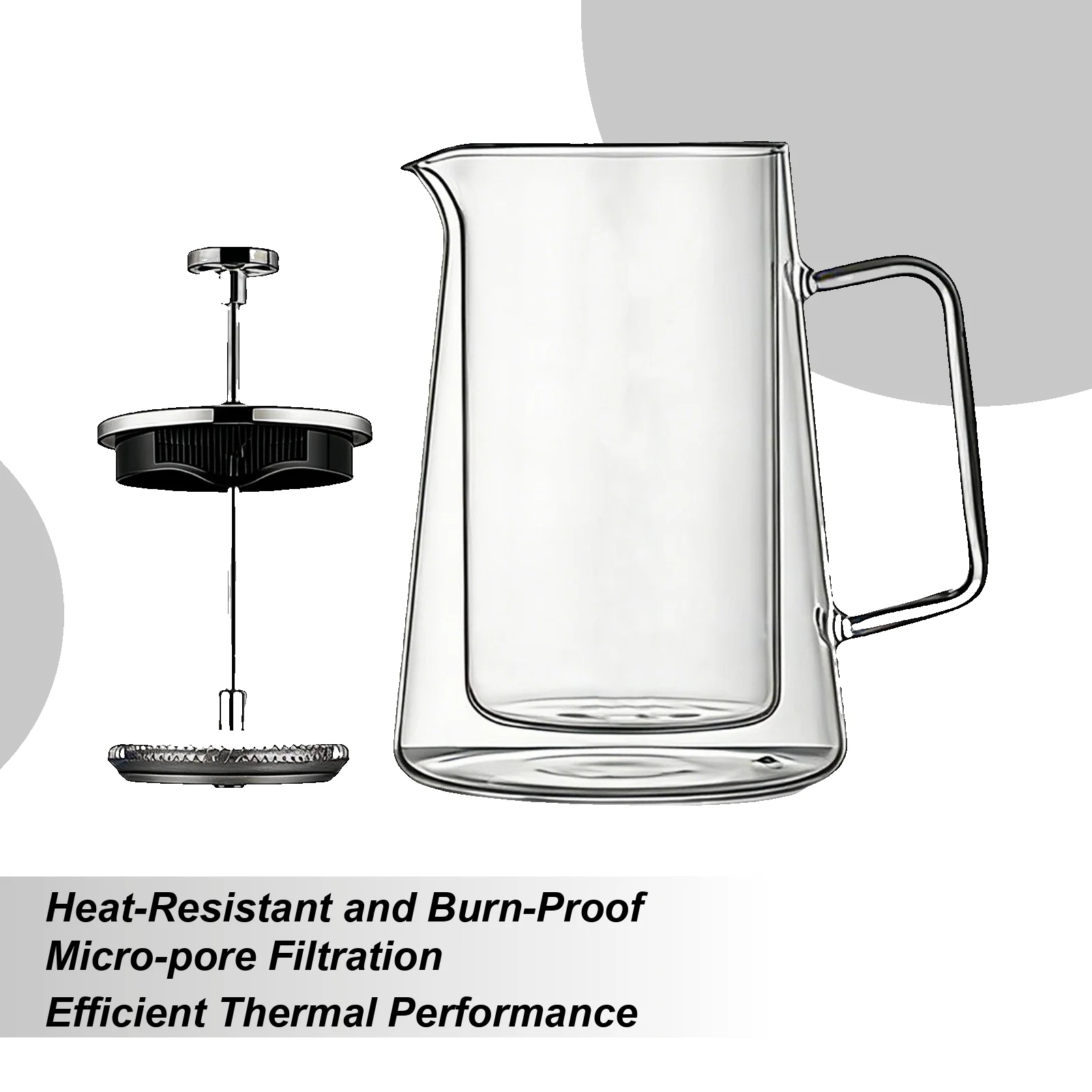 Coffee Presses Glass Stainless - French Press Coffee & Tea 리뷰 및 가격
