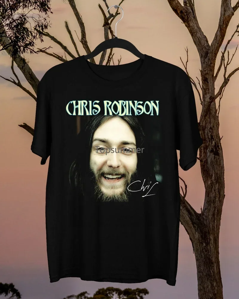 Chris Robinson Blacks Crowes Basic Black S-2345Xl Unisex T-Shirt S3352