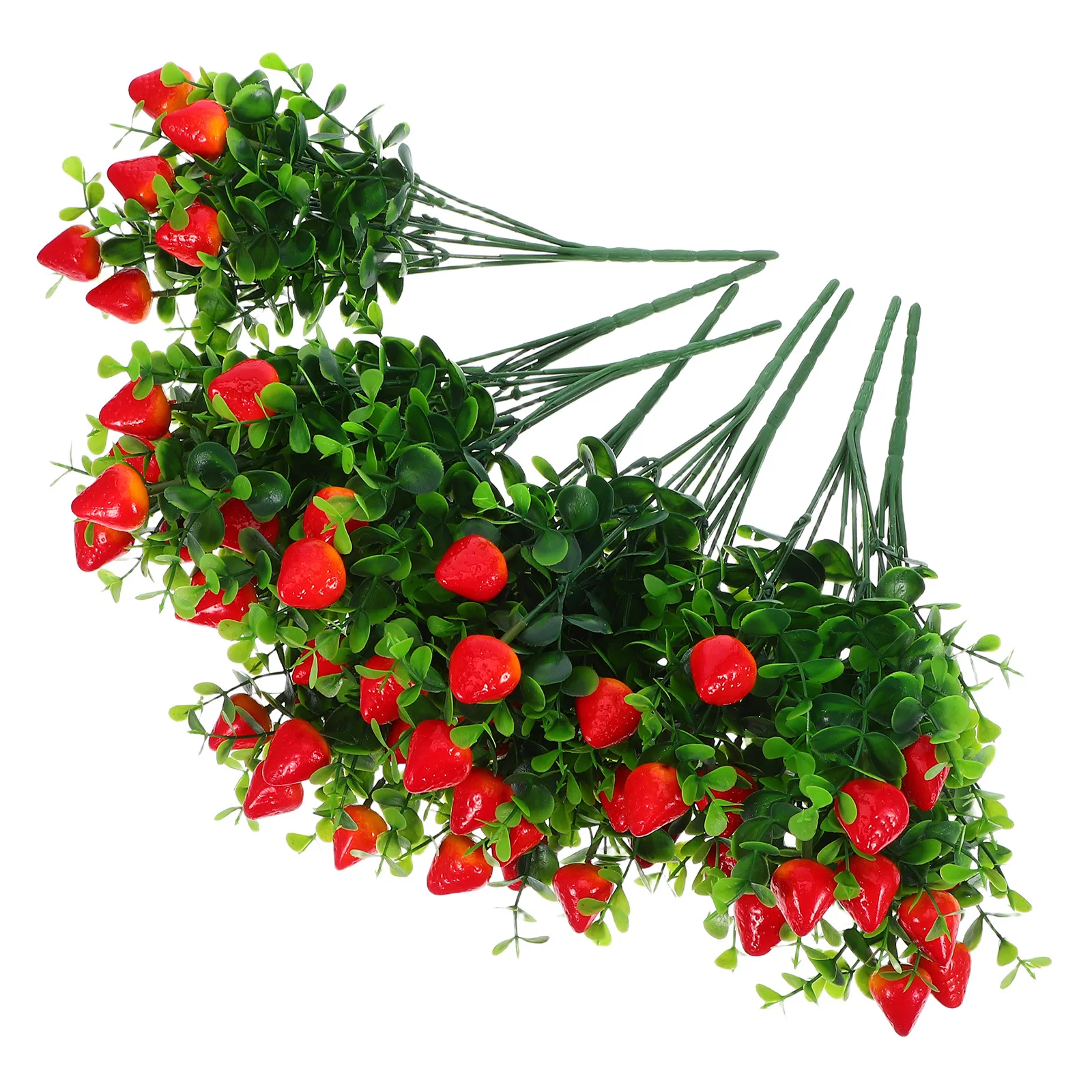 

8Pcs Simulated Fruit Branch Bouquet Artificial Eucalyptus Leaf Decoration for Home Office Table Centerpiece Photography Backdrop