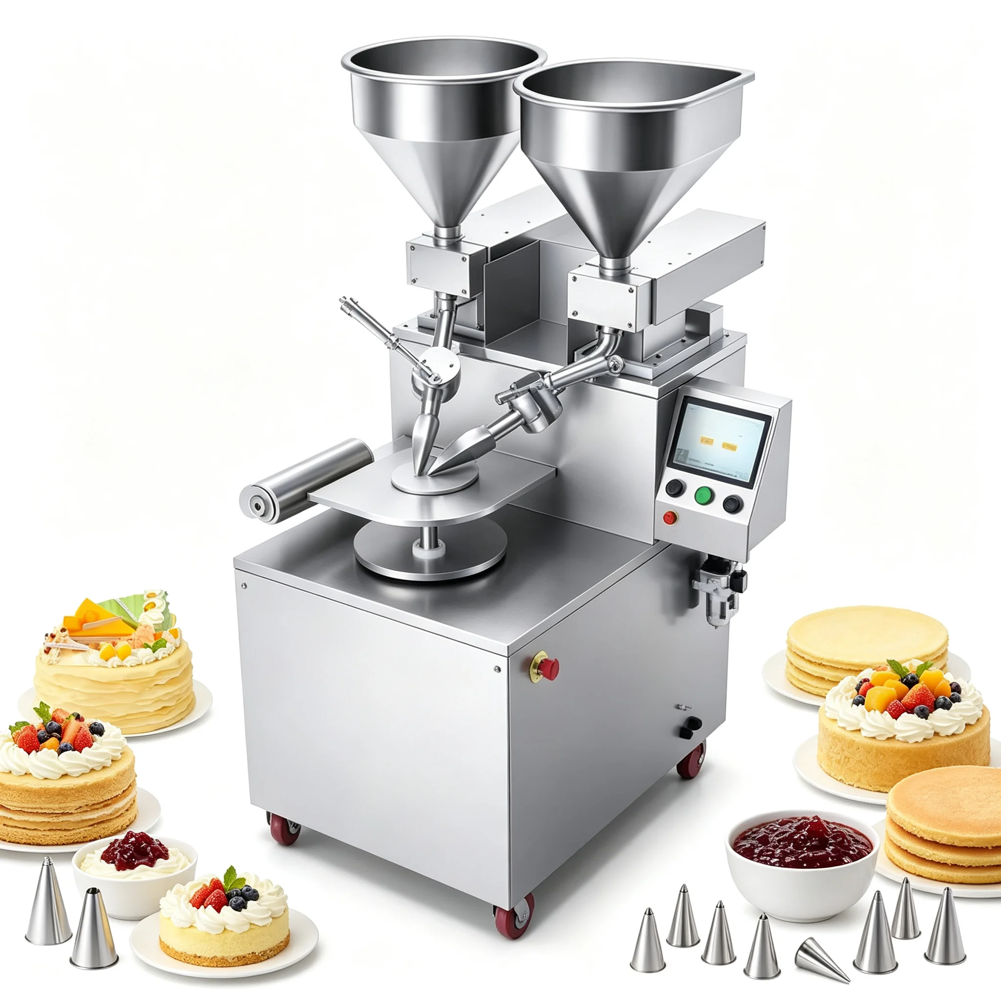 Cake Cream Decorating Machine Precise Cream Jam Dispensing Unit For Multi‑Flavor Cake Decoration Customized