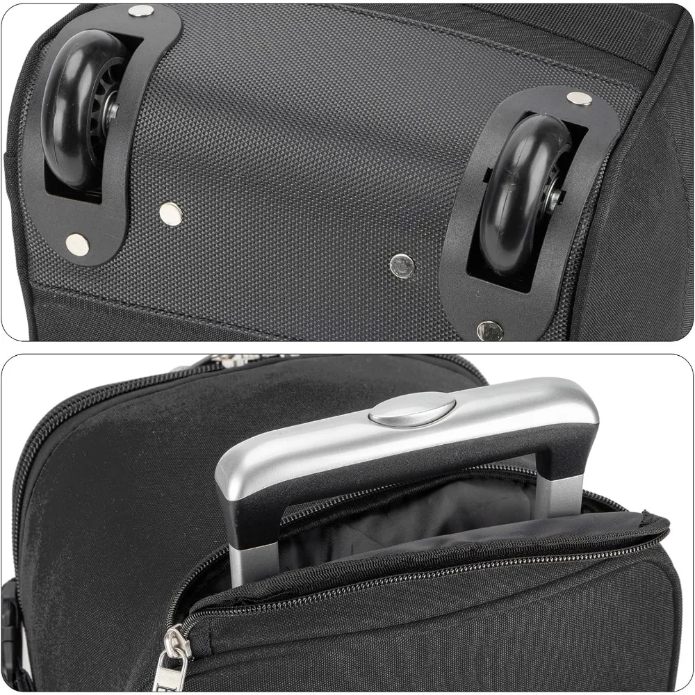 حقيبة منتج شخصية مدمجة مقاس 17 × 10 × 9 بوصة للسفر تحت المقعد على الخطوط الجوية الرئيسية، مثالية للحمل المعتمد لشركات الطيران #6