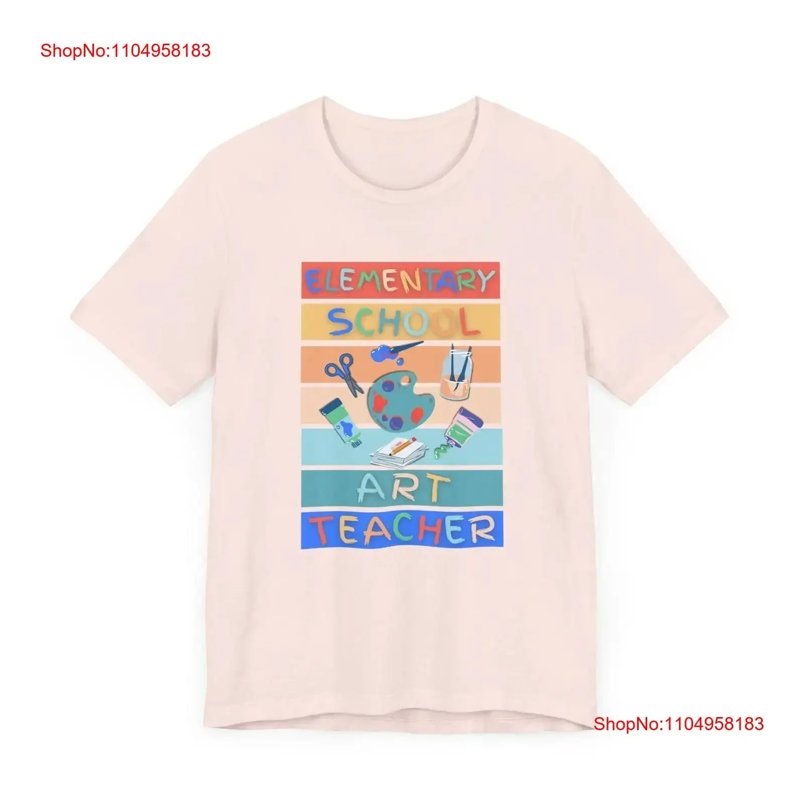 

Футболка учителя искусства начальной школы, винтажная стираная повседневная стильная уличная одежда унисекс, растянутая модная слегка мужская мягкая футболка