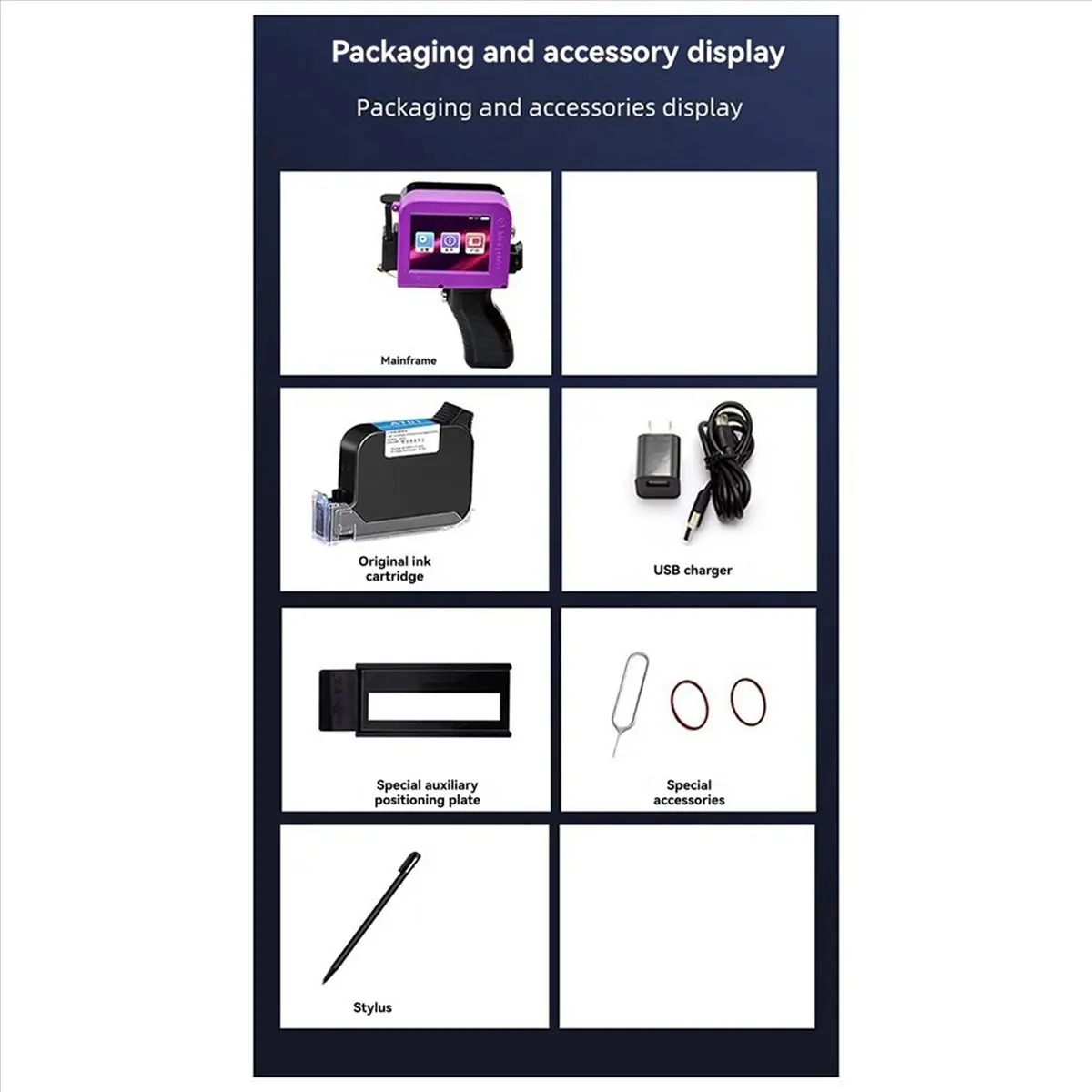 A10R Handheld Inkjet Printer Detachable Portable Smart Inkjet Coding Machine for Production Date QR Handheld Printer CP12