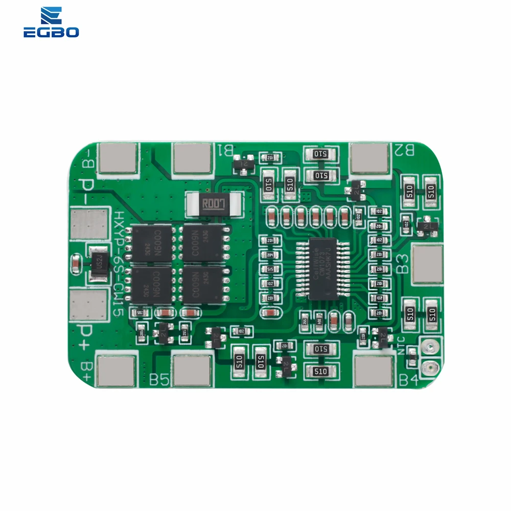 Placa de proteção PCB BMS para bateria de lítio Li-Ion, módulo celular, nova chegada equilibrada, 6 Pack 18650, 6S, 12A, 25A, 24V, 25.2V, 1-10Pcs