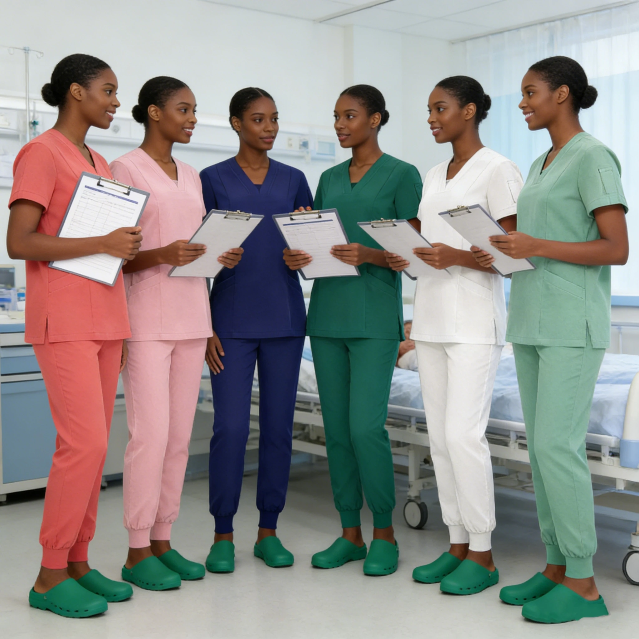 ชุดยูนิฟอร์มทางการแพทย์แบบสลิมฟิตสำหรับผู้หญิง ชุดสครับสำหรับโรงพยาบาล เสื้อผ้าสำหรับพยาบาล อุปกรณ์เสริมสำหรับคลินิกทันตกรรม ร้านเสริมสวย สปา ชุดทำงาน