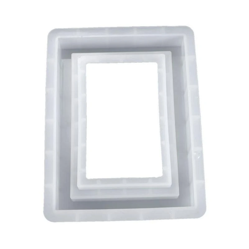Resin Crystal Epoxy Mold Rectangular Photo Frame Decorations Casting Silicone Mould DIY Crafts Ornaments Jewelry Making Tools