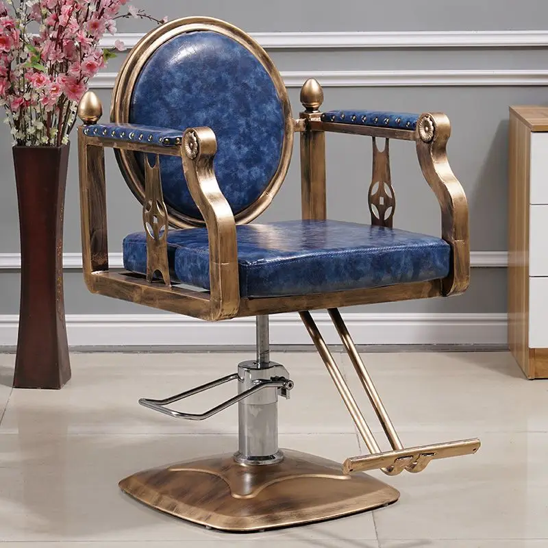 Confortable beauté barbier à la mode élégant ergonomique plancher chaise de barbier salon de coiffur