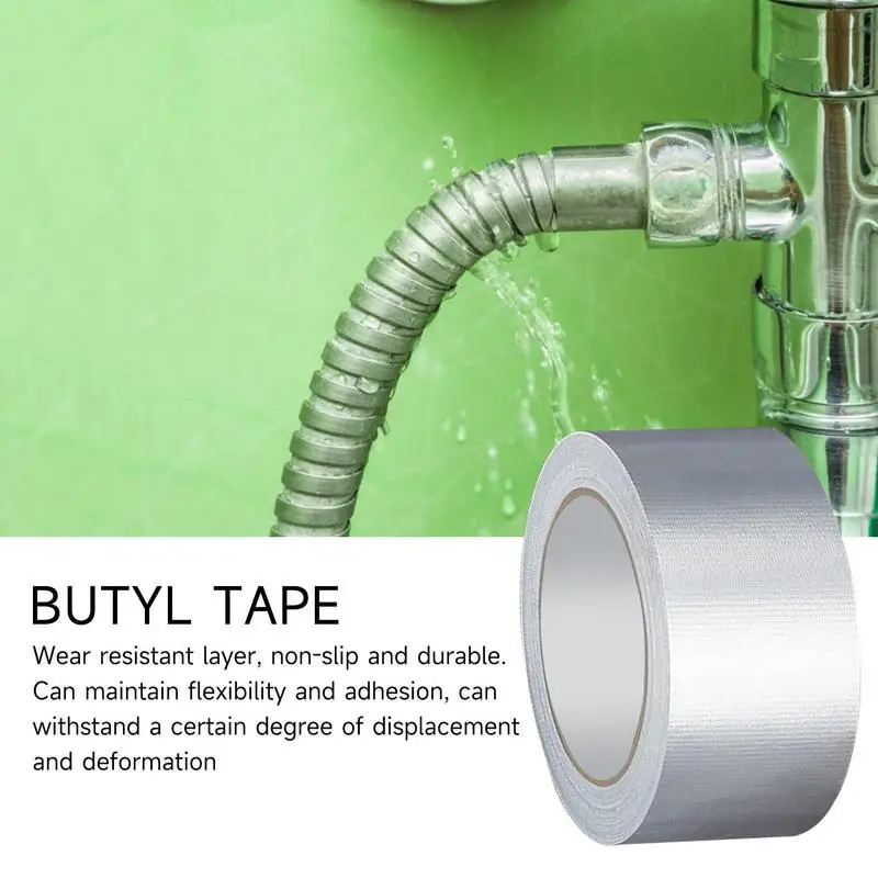 

Butyl Tape Waterproof Repair Tape Double Sided Tape Transparent Reusable Nano Tape Strong Sticky Adhesive Car Kitchen Bathroom