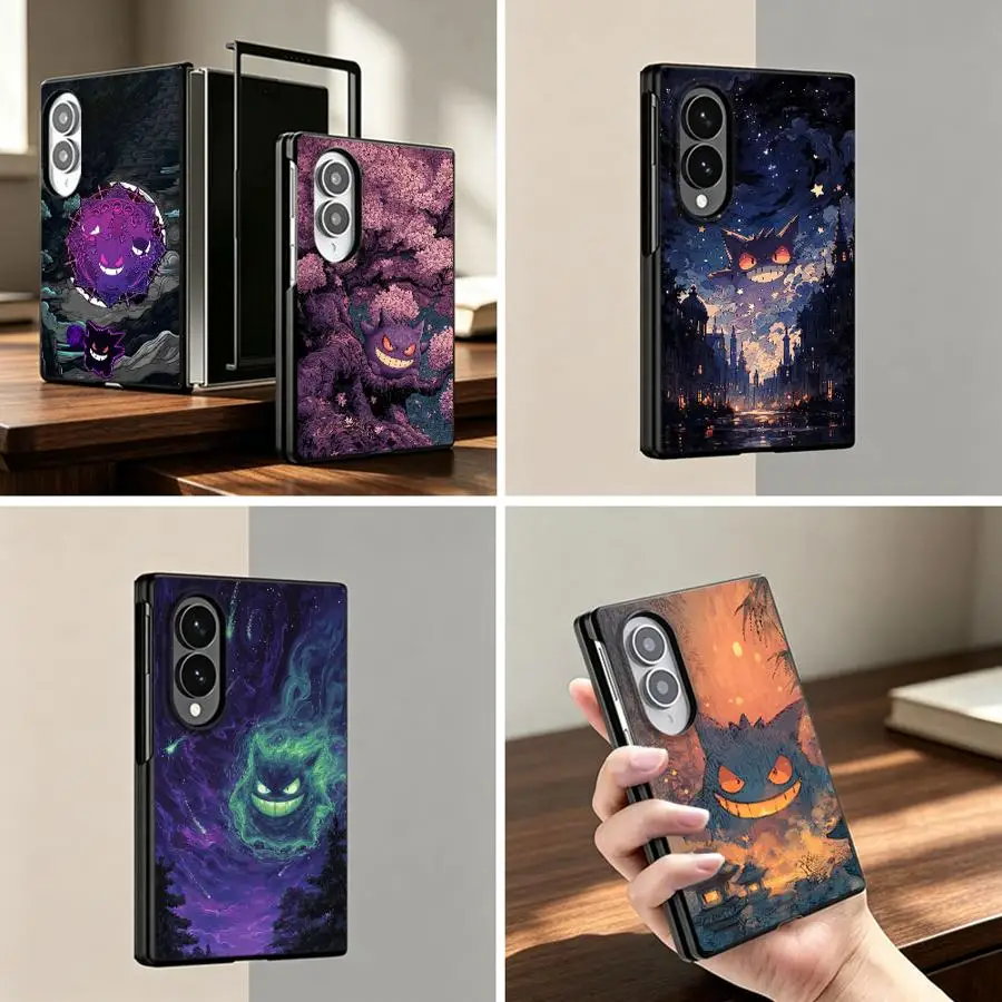 Handyhülle für Samsung Galaxy Z Fold 8 Z Fold8 Wide ZFold Wide ZFold8 Funda Capa P-Pokemons Gengar Col