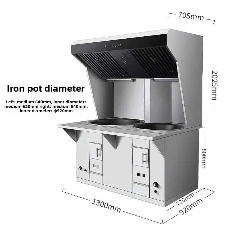 Firewood integrated  Household smokeless firewood  Double  integrated  Stainless