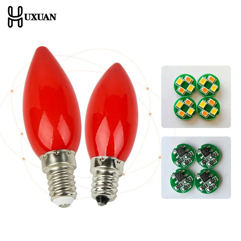

LED Altar Bulb E12/E14 Red Candle Buddha Lamp Decorative Lamp Buddha Bead Decorative Lamp