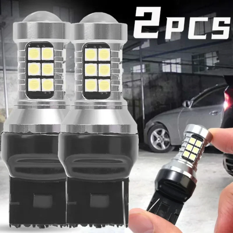 T20-27 LED 7440 WY21W W21W Led Bulbs 7443 W21/5W Led T20 High Bright 3030SMD Backup Reversing Light for Car Signal Lamp 27SMD