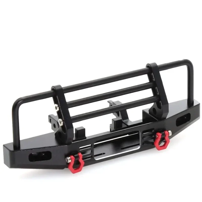 Metal Front & Rear Bumper Automatic Simulated Winch RC System for 1/18 RC Crawler Car TRX4M Traxxas Axial