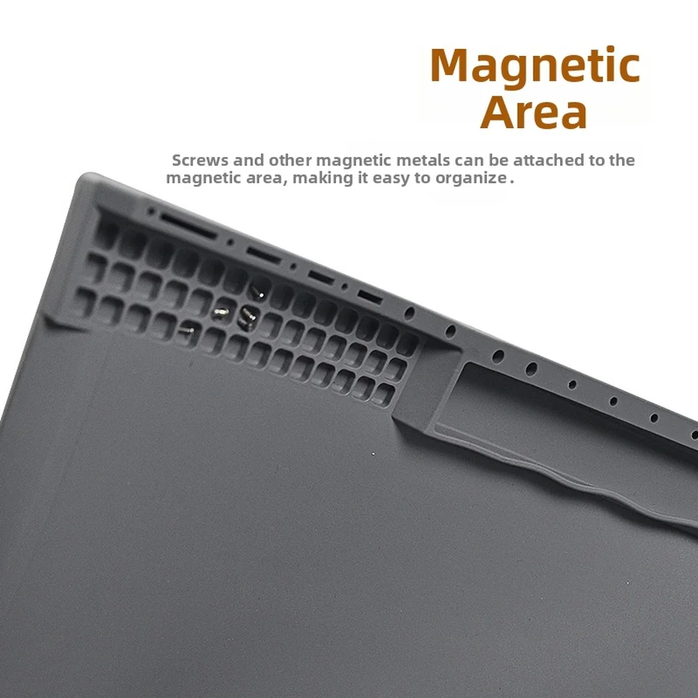 TE-612 Heat Tolerant Silicone Mat for Soldering Stations Used Mobile Device Laptop and Wearable Electronics Repair