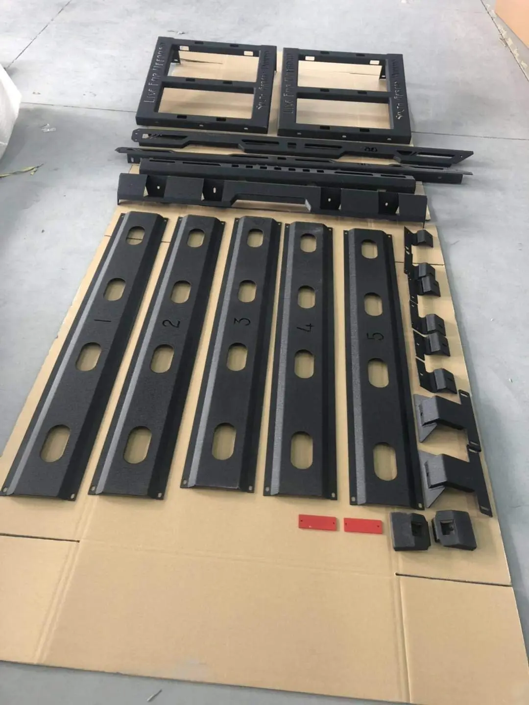 Top Luggage Holder Carrier Roof Rack Steel for Jeep Wrangler JL 2018+-2024 , 4 Doors Long 1.6M JL1087