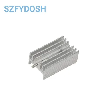 ラジエーター25x15x10mm,ヒートシンクヒートシンク,高品質,ピン付きピース/ロット