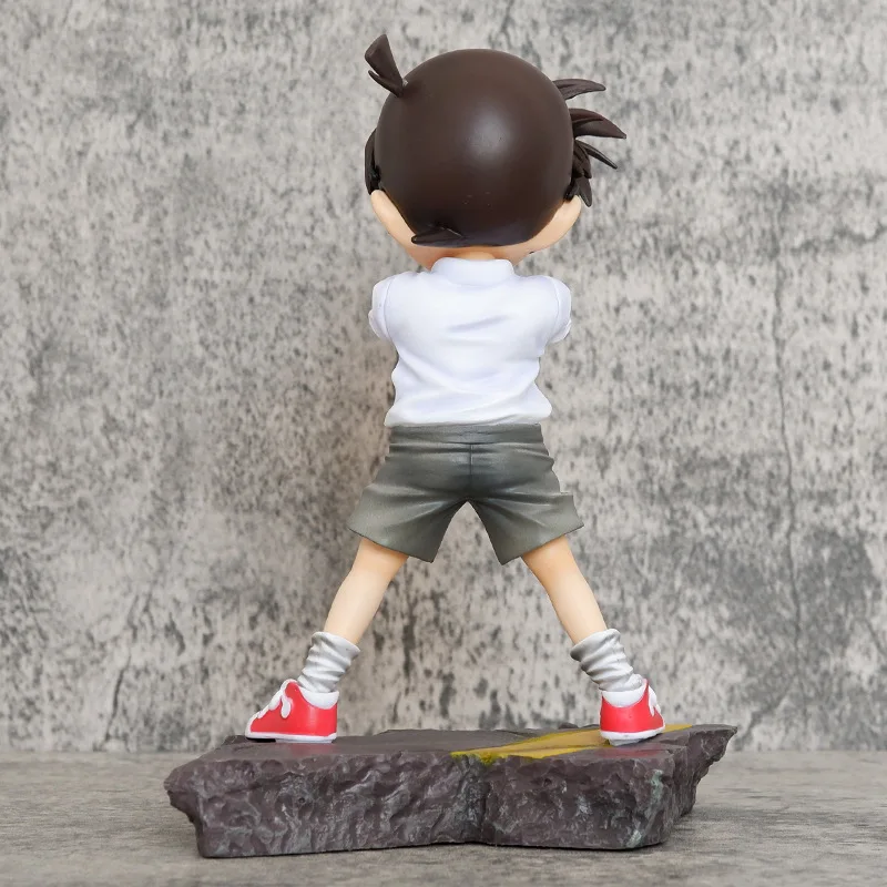 18 cm Anime Detektiv Conan Nehmen Sie die Waffe Stehende Haltung Actionfigur PVC Modell Spielzeug Puppe Schreibtisch Dekor Sammlergeschenke
