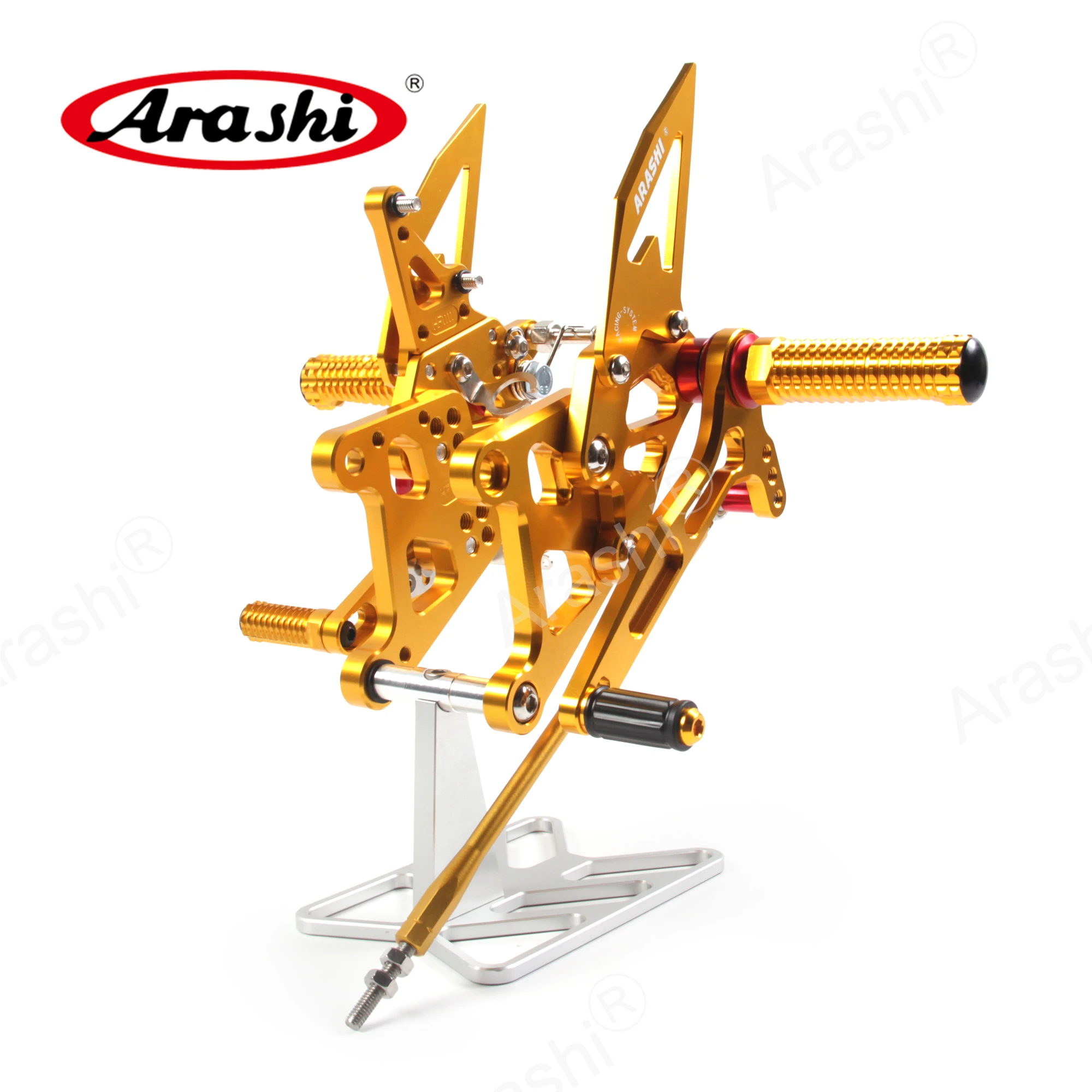 Arashi Racing Foot Peg Fit For CBR300R ABS 2015-2023 CNC Rider Pedal For Honda CB300F 2016 2017 2018 2019 2020 2021 Peg Footrest