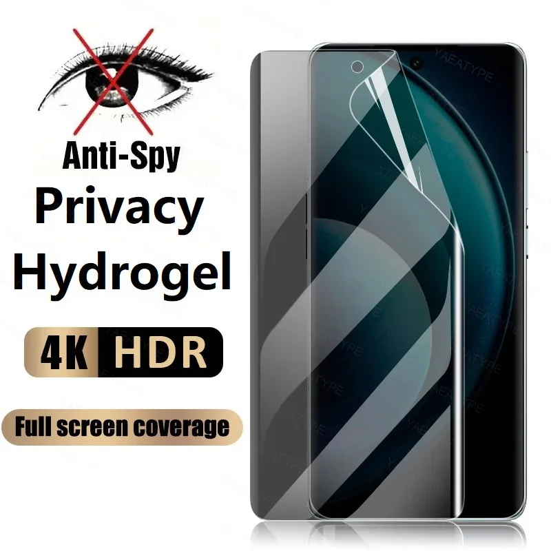 Privacy Hydrogel Film For Honor Magic 6 Lite 5 Pro X7A X8A X9B X8B Screen Protector Film For Honor 200 Lite 100 90 Pro Film