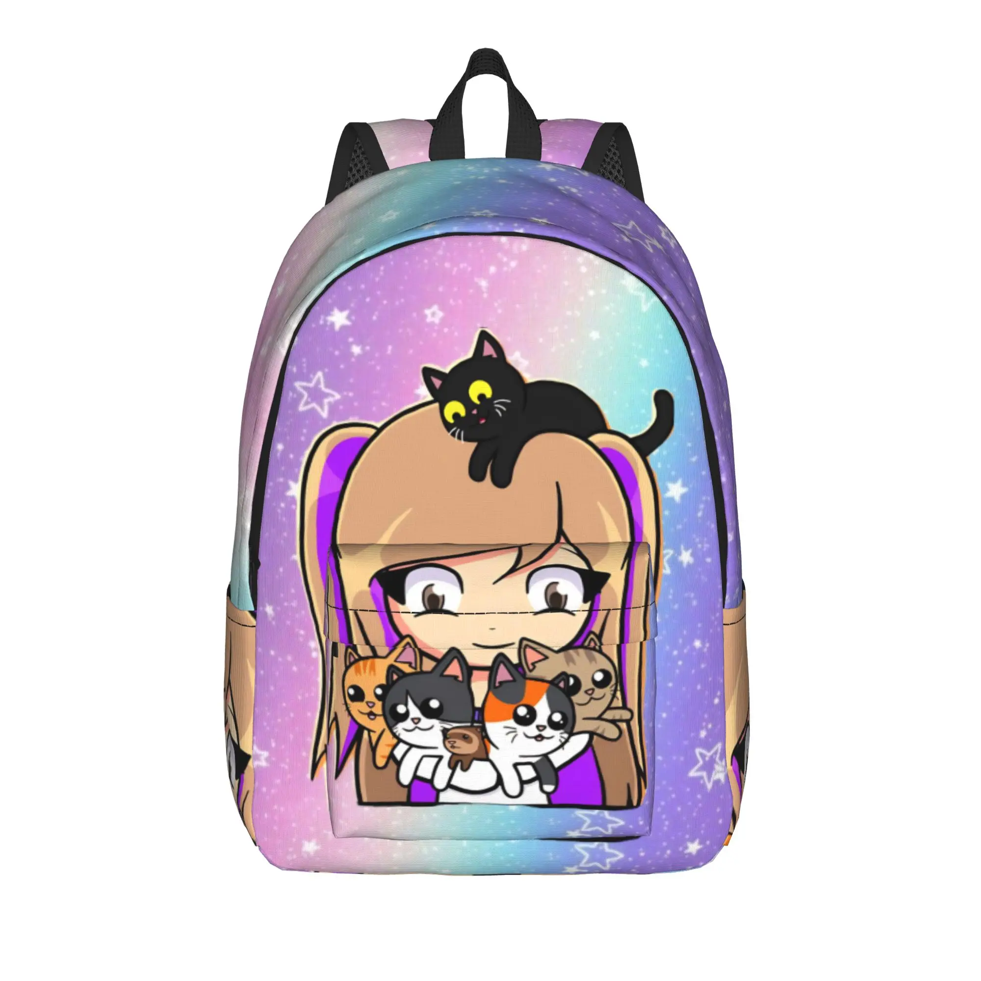 Lyna Vallejos Gamer Backpack for Men Women Teenage Student Work Daypack  Laptop Computer Shoulder Bag Durable