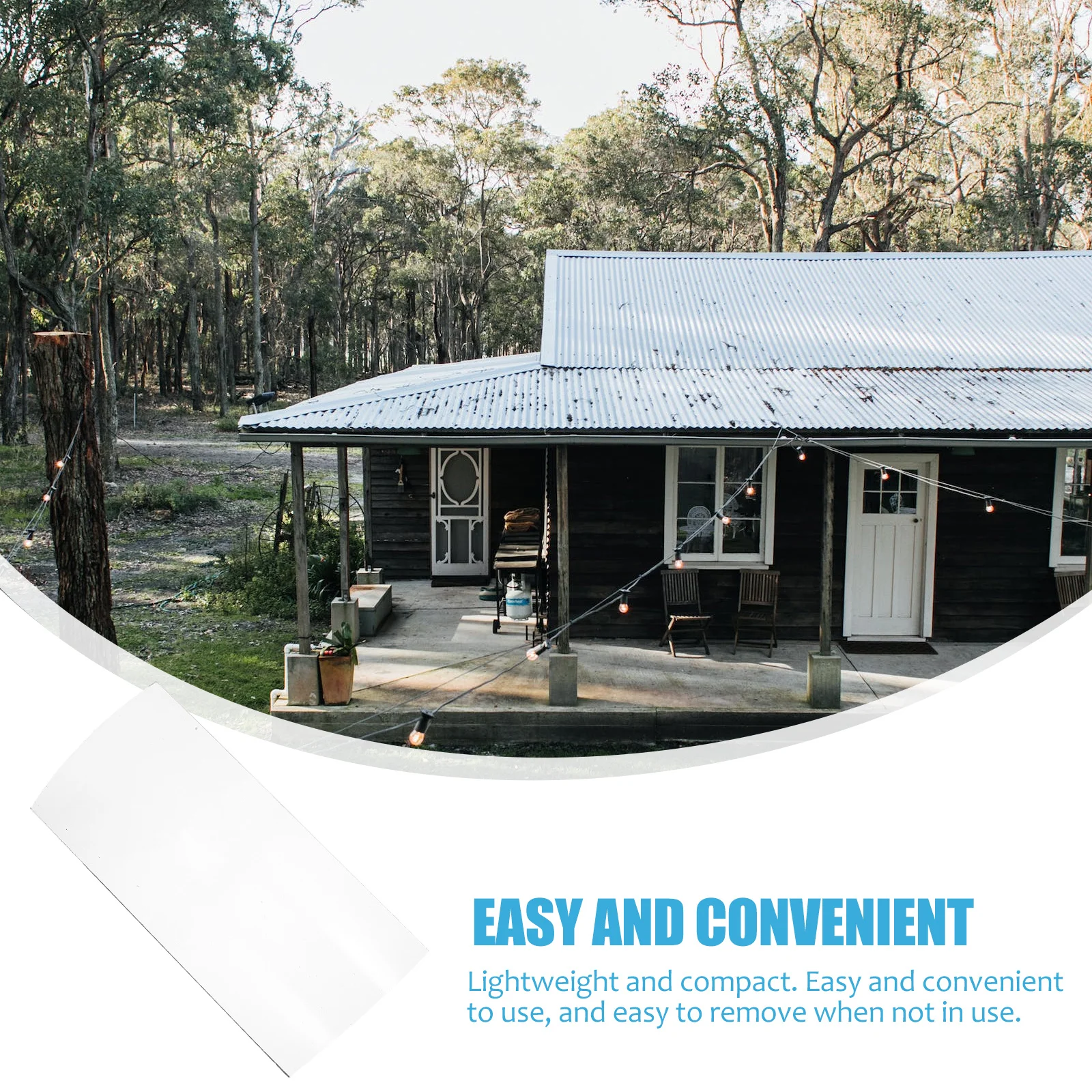 

Glass Roof Tile Farm Courtyard Sunlight Room Decoration Garden Patio Roof Cover Durable Maintenance Free Landscaping Decor