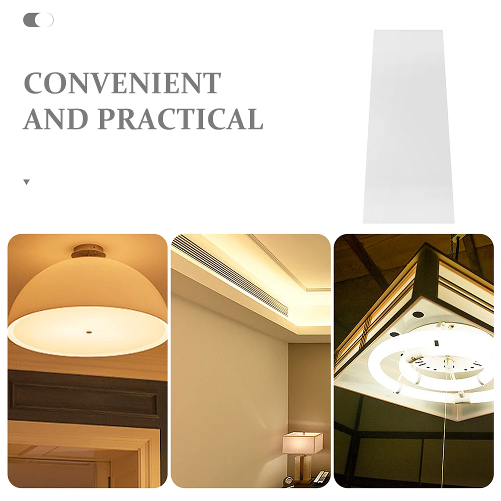 

Acrylic Light Diffusion Panel White Lampshade Cover Pendant Light Bottom Diffuser for Ceiling Lamp Lighting Accessories