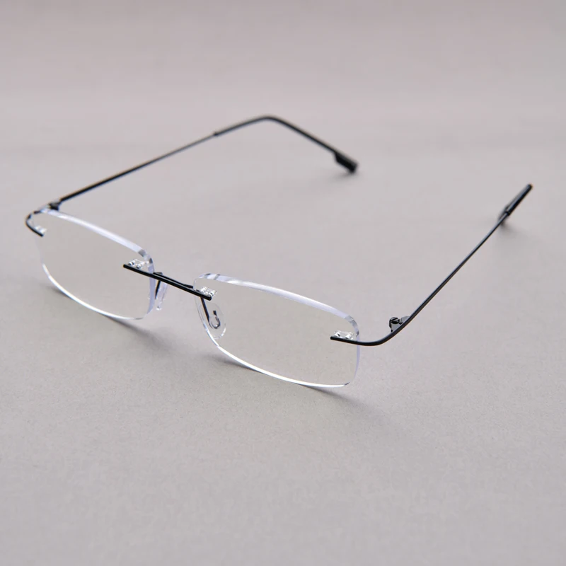 Rahmenlose Lesebrille Männer Anti Blaues Licht Computer Lupen Anti Müdigkeit Presbyopie Brille +1-+3,5 – Detail 3