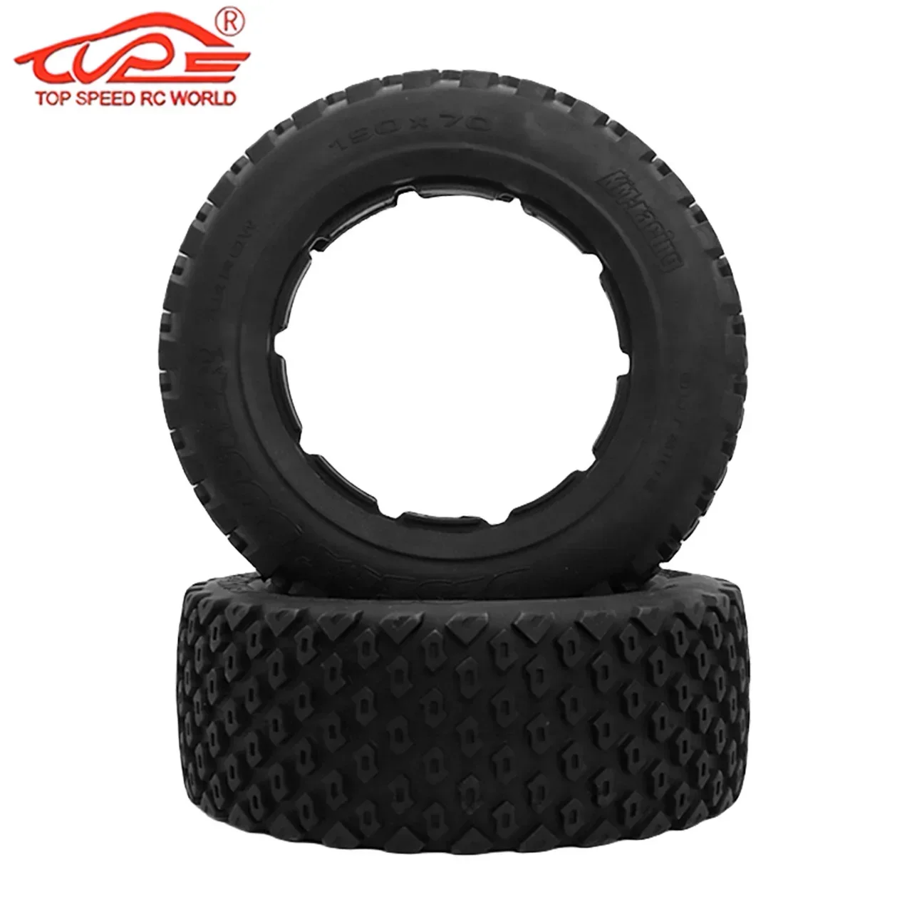 Rear on-road Tire Skin Set for 1/5 HPI ROFUN BAHA ROVAN KM BAJA 5T Truck Rc Car Parts