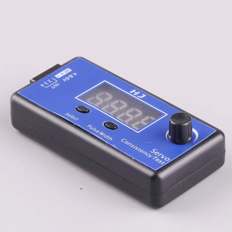 HJ Digital 1-4S Servo ESC Consistency Tester for RC Airplane 3-Mode Steering Gear Measurement Tool DC 4.8-6V