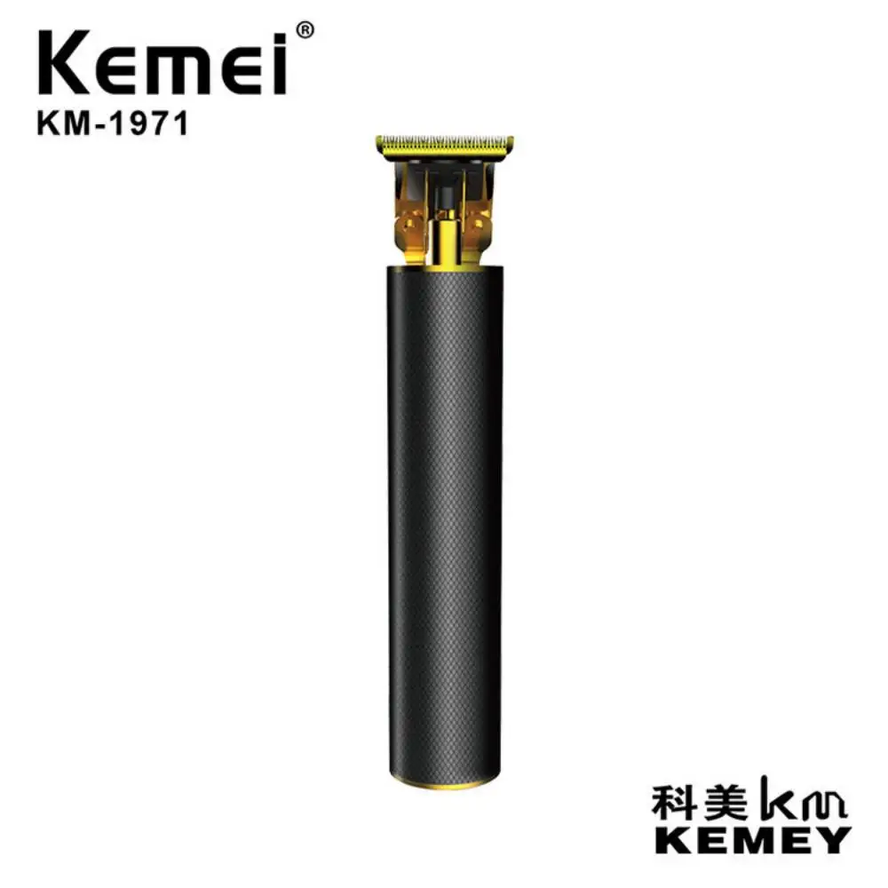 Kemei Electric Hair Trimmer Machine for Men Rechargeable Professional Beard Hair Clipper Cordless Hair Cutting Machine KM-1971