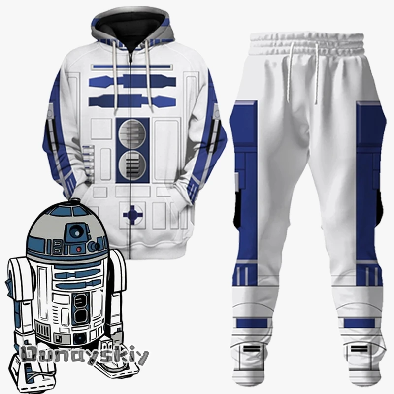 

Space Battle Cosplay Hoodies 3D Printed Pants Costume Unisex Streetwear Jacket Clothes Suit 2PC Set Role-play Casual Sportswear