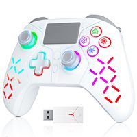 Wireless Controller For P5 With Dual Motor Sensor Touchpad Jack/Turbo/6-Axis Sensor Function, Compatible Ps3/Ps4/Pro/Slim/Ps5/Pc