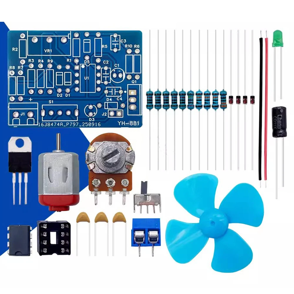 LM358 Motor Control Circuit Board Kit for Hands-On Electronics Assembly Training and Technical Skill Development