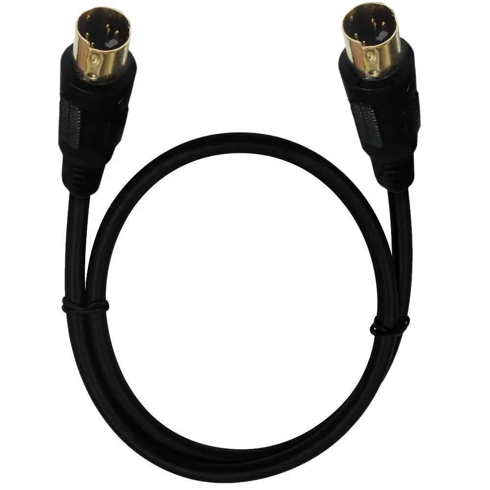 1-3m Gold-plated Copper Core S-terminal Wire Mini DIN Four Pin Video Cable TV AV Connection Wire MD4P Male to female Connection