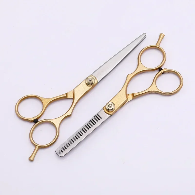 Stainless Steel Scissors for Hair Thinning and Cutting Clipper 6 inches Hairdressing Products Haircut Trim Hairs Cutting Barber