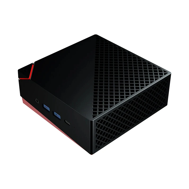 Helor Cloud Dual LAN Gaming Mini PC dengan AMD Ryzen 5 4500U 16G DDR4 512G M.2 NVME mendukung Win10/11 WiFi Bluetooth 4.2 komputer