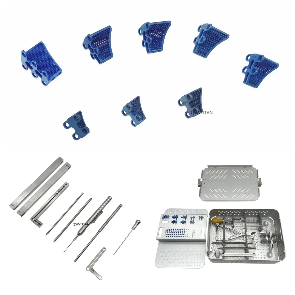 Cruciate Rupture Recovery Instrument Set: Veterinary Orthopedic TTA Implants & Cage