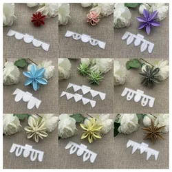 New Folded Flower  Metal Cutting Dies Stencils For DIY Scrapbooking Decorative Embossing Handcraft Die Cutting Template Mold