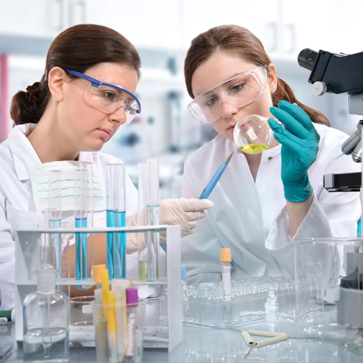 10 Pcs Pipe Tool Crucible Experiment Tools Mud Triangular Stand Teaching Equipment