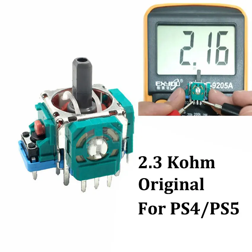 JCD 1Pcs Repair Part 3 P 3 Pin จับ3D Analog Stick จอยสติ๊กเซ็นเซอร์โมดูลสำหรับ PS3 PS4 PS5 Controller
