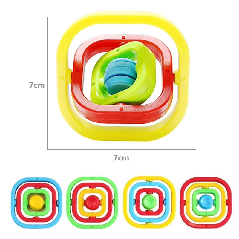Spinner con tapa infinita para aliviar el estrés, juguetes sensoriales para autismo, TDAH, Spinner de mano, ansiedad, giroscopio, regalos divertidos para niños