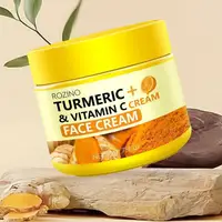 Crème hydratante au curcuma, rides lisses, contrôle du sébum au collagène, soins pour la peau, cosmétiques, crème à la vitamine C 1