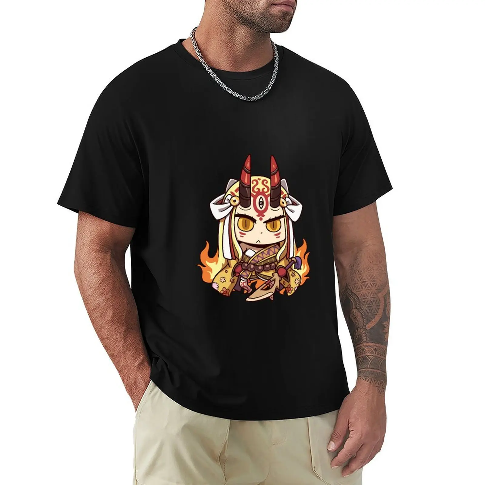 Ibaraki Douji T-Shirt man t shirt cotton T-Shirt