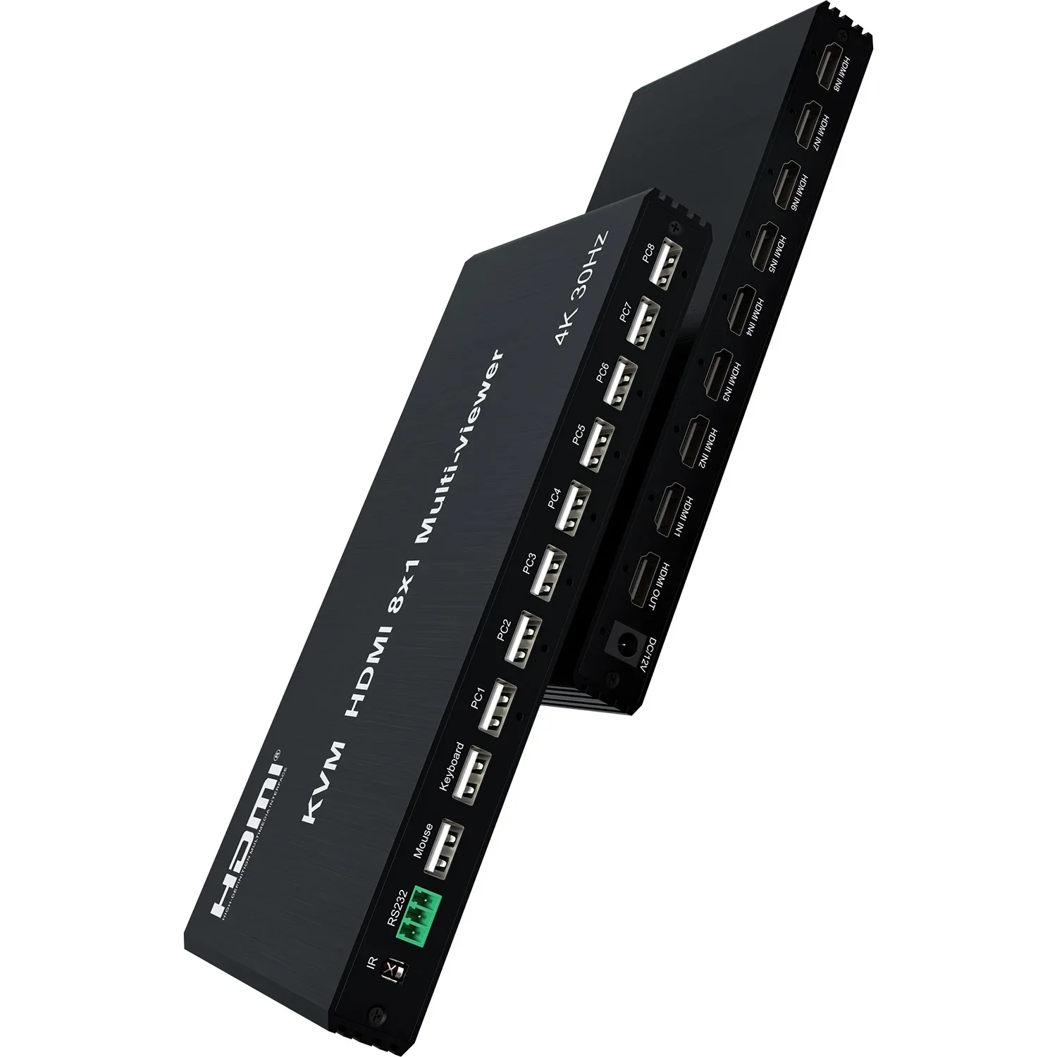 4K 8x1 HDMI KVM Multi-viewer Seamless Switch Multi Screen Viewer 8 Channel Video Multiplexer 2 4 6 8 9 Quad Screen Multiviewer